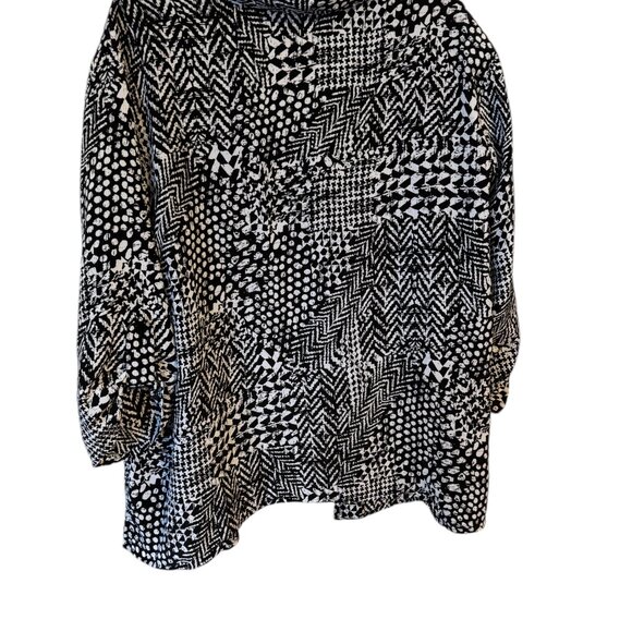 ❤️BLACK/WHITE MOCK TWINSET SIZE: 4X - Picture 5 of 7